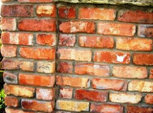 Brick Wall Display with Decorative Features (including '1963' and pillar)